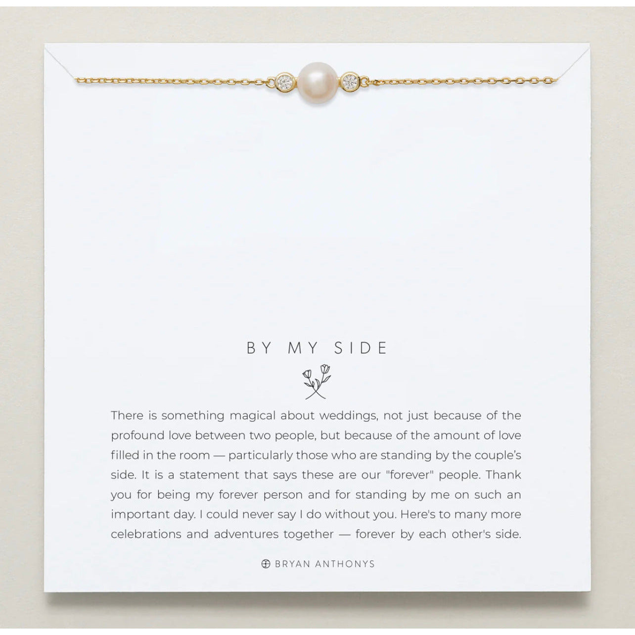 By My Side Necklace, Bracelet And Earrings