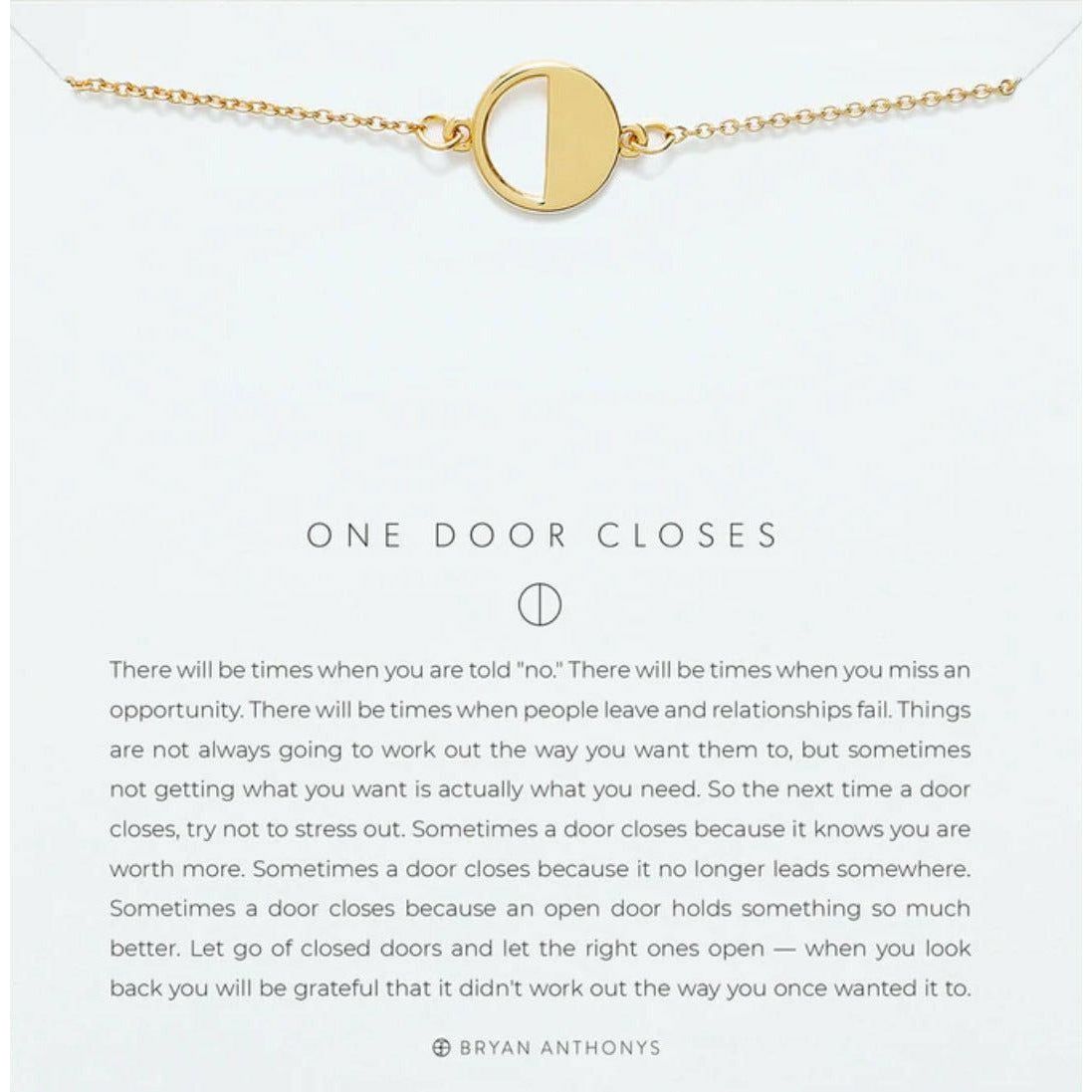 One Door Closes Another One opens Jewelry