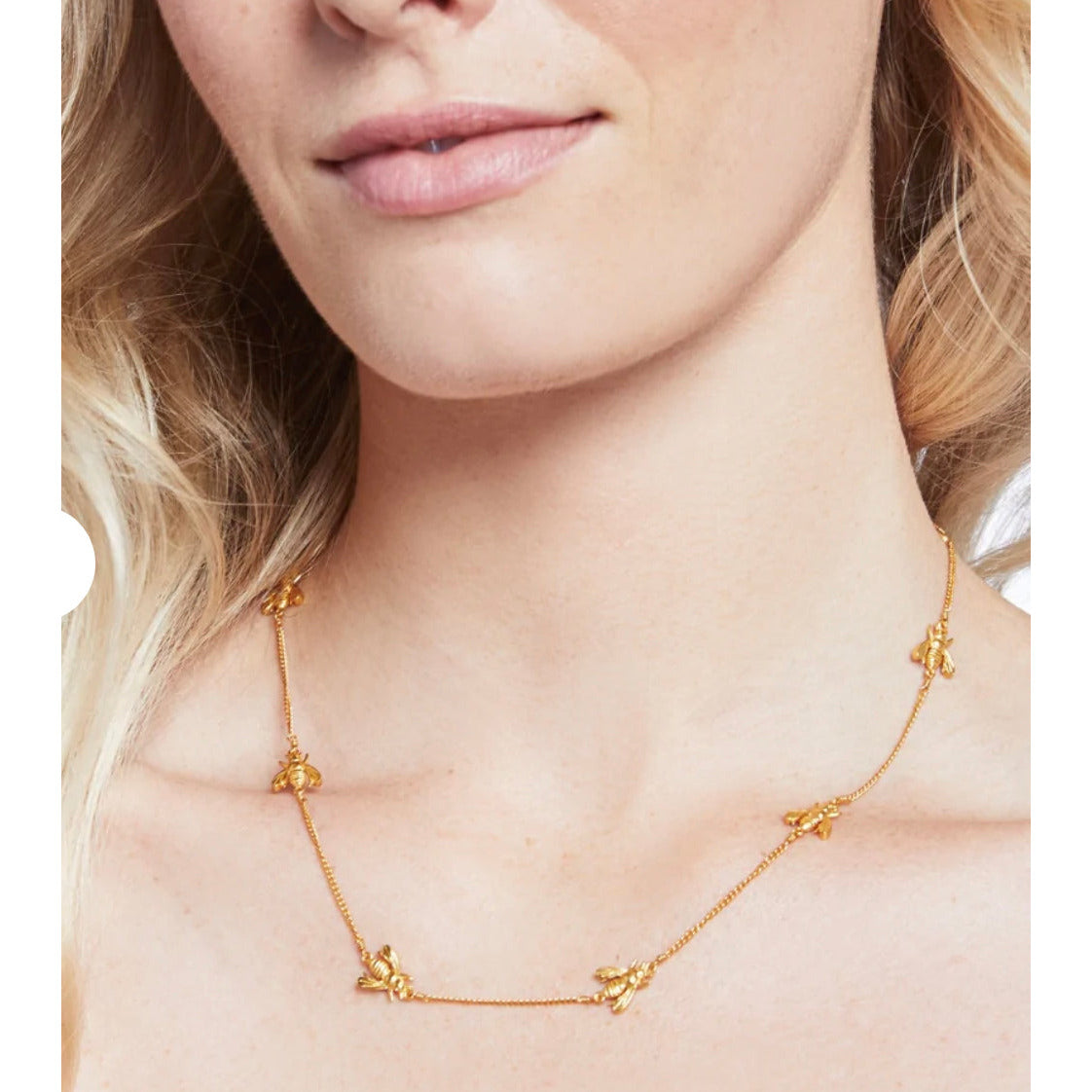 Julie Vos Delicate Bee Necklace