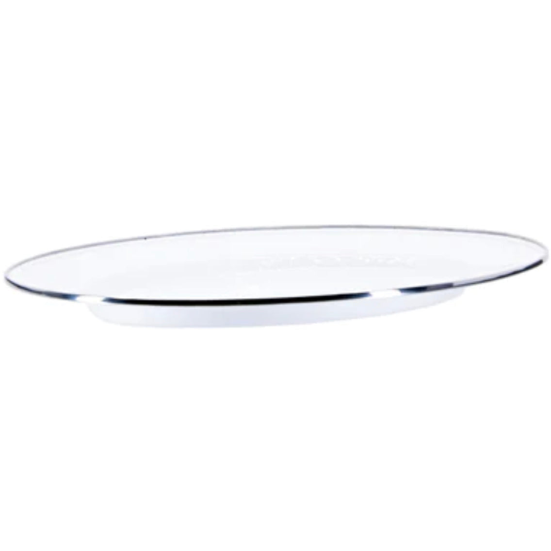 Golden Rabbit White Enamelware