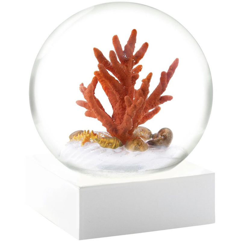 Coral Snow Globe