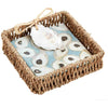 Oyster Napkin & Basket Set