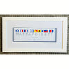 Nautical Code Flag Town Sign