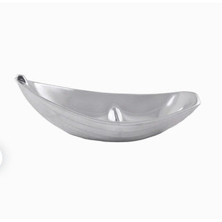 Mariposa Handcrafted Recycled Aluminum Dory Boat Server & Nautical Oar Spreaders
