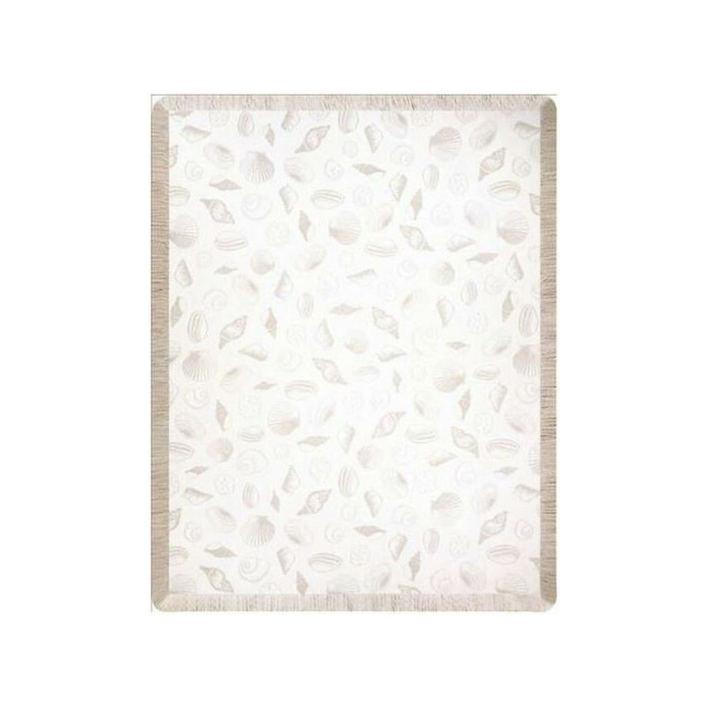 Cream Seashell Blanket