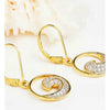 Gold Vermeil Wave Necklace or Earring