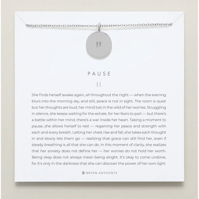 Pause Necklace