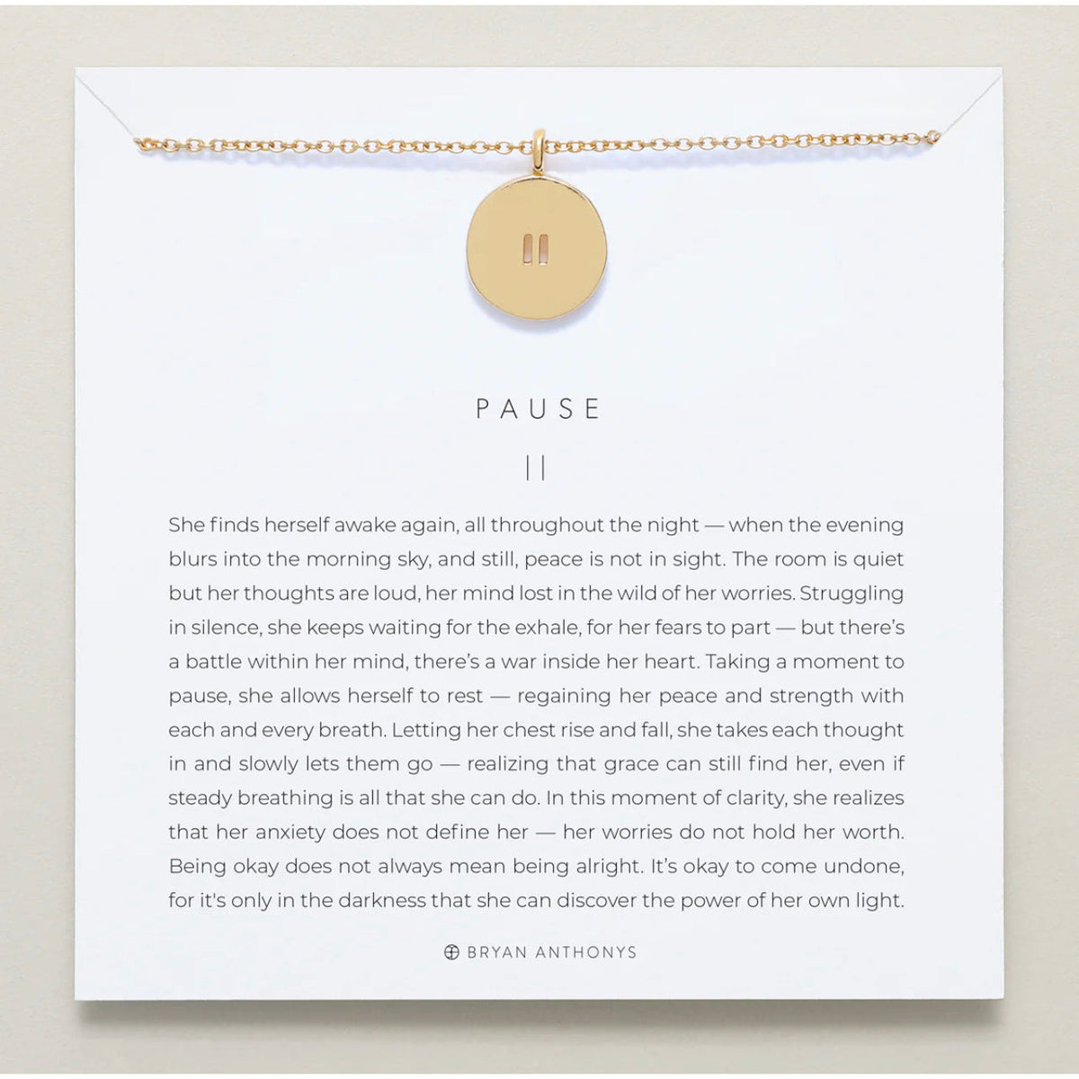 Pause Necklace