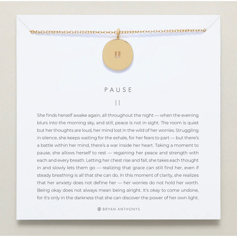 Pause Necklace