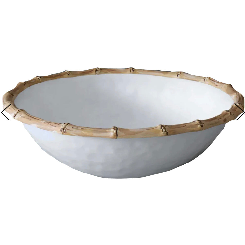 Bamboo Melamine Bowl and Platter