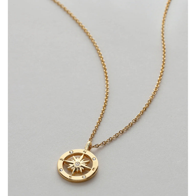 Never Lost Compass Necklace