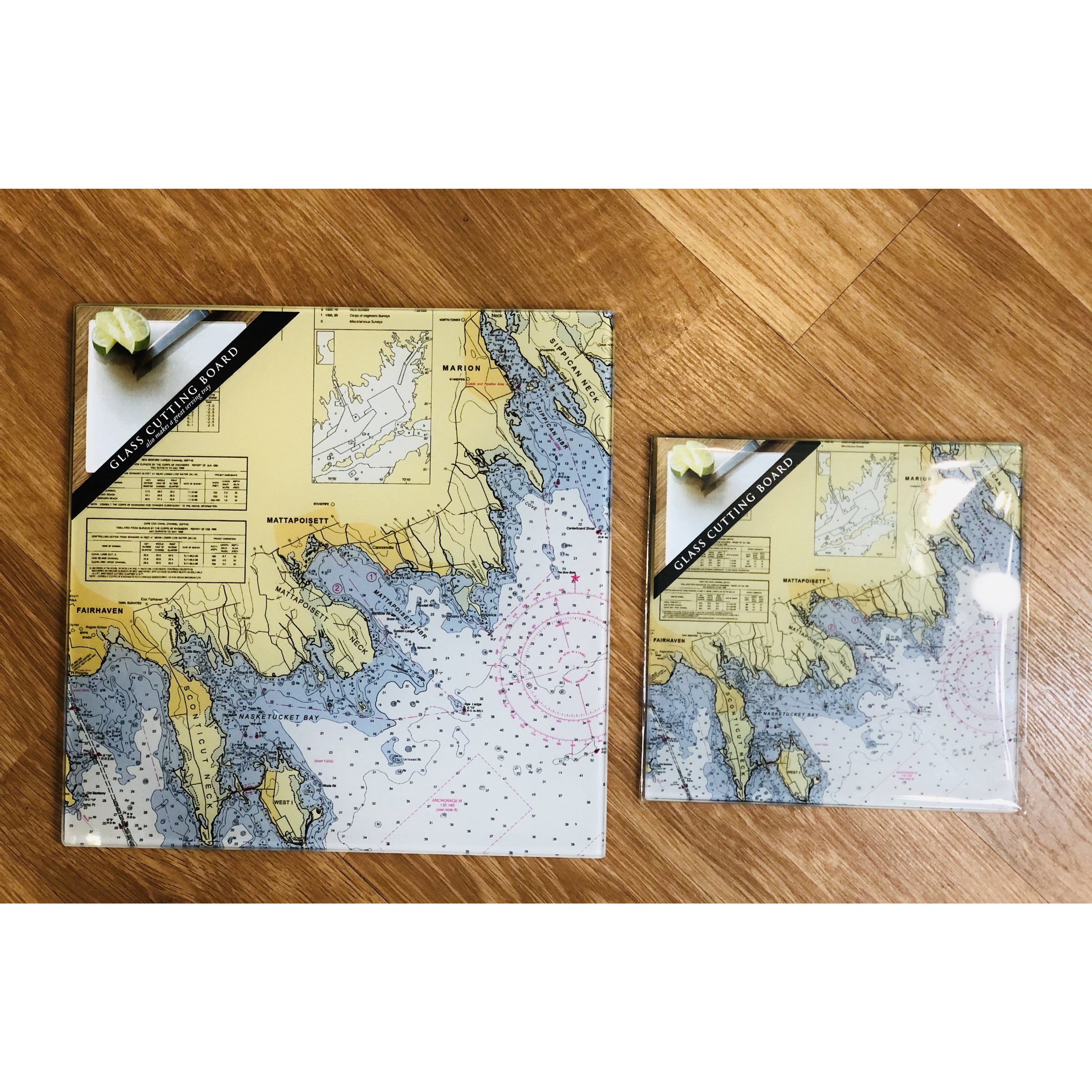 Buzzards Bay Glass Cutting Board